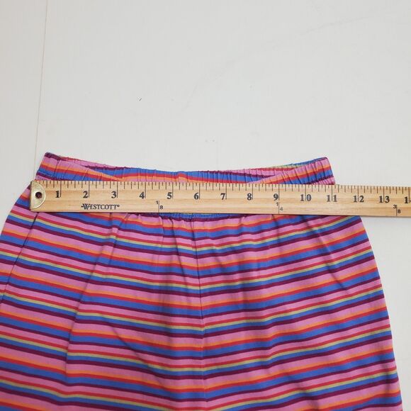 Hanna Andersson Sz 140 US 10 Kids Pajama Pants Bottoms Purple Striped - Picture 5 of 12